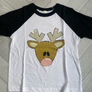 Little kids rain deer shirt